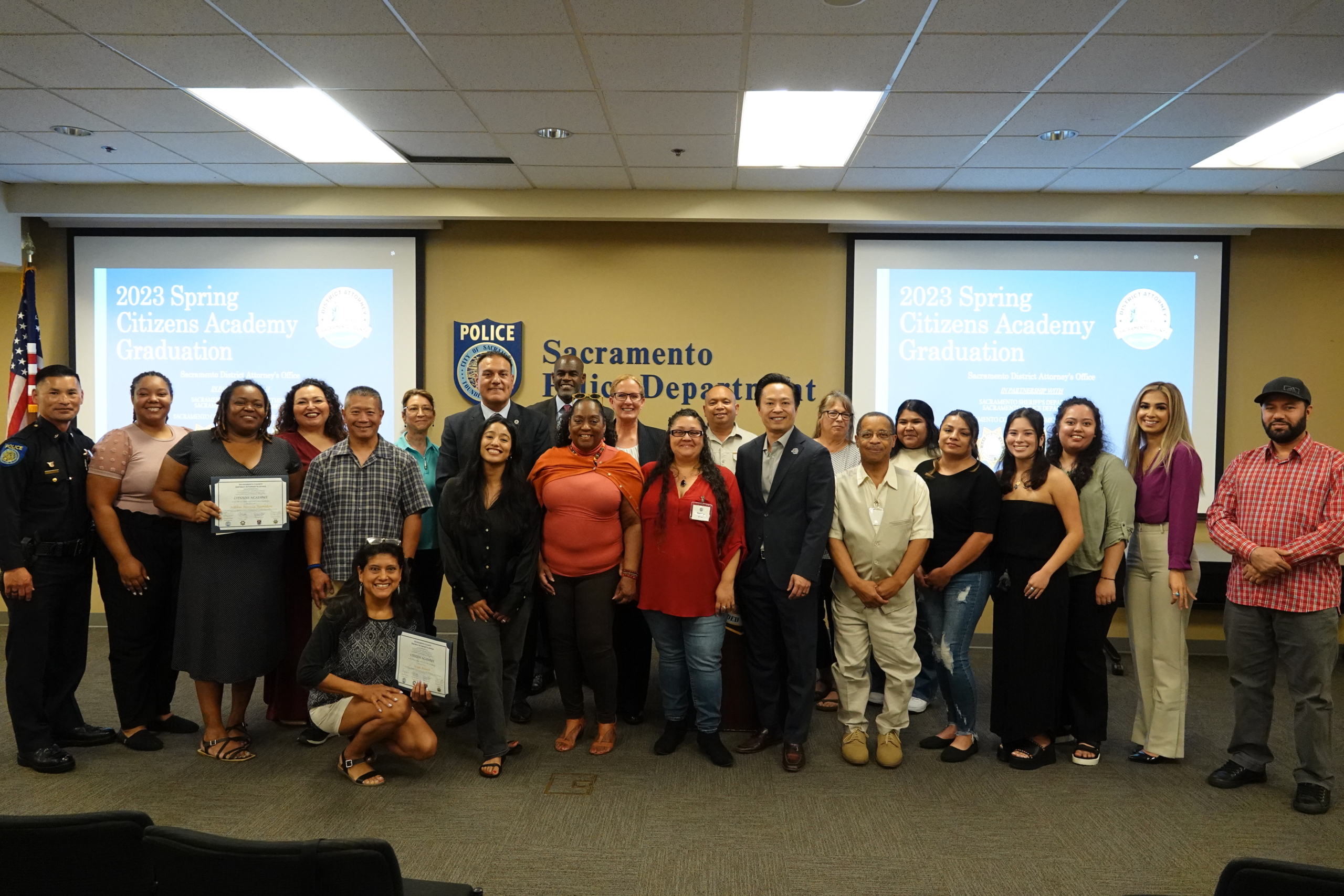 Citizens Academy Graduating Class Photo picture of graduates of the program