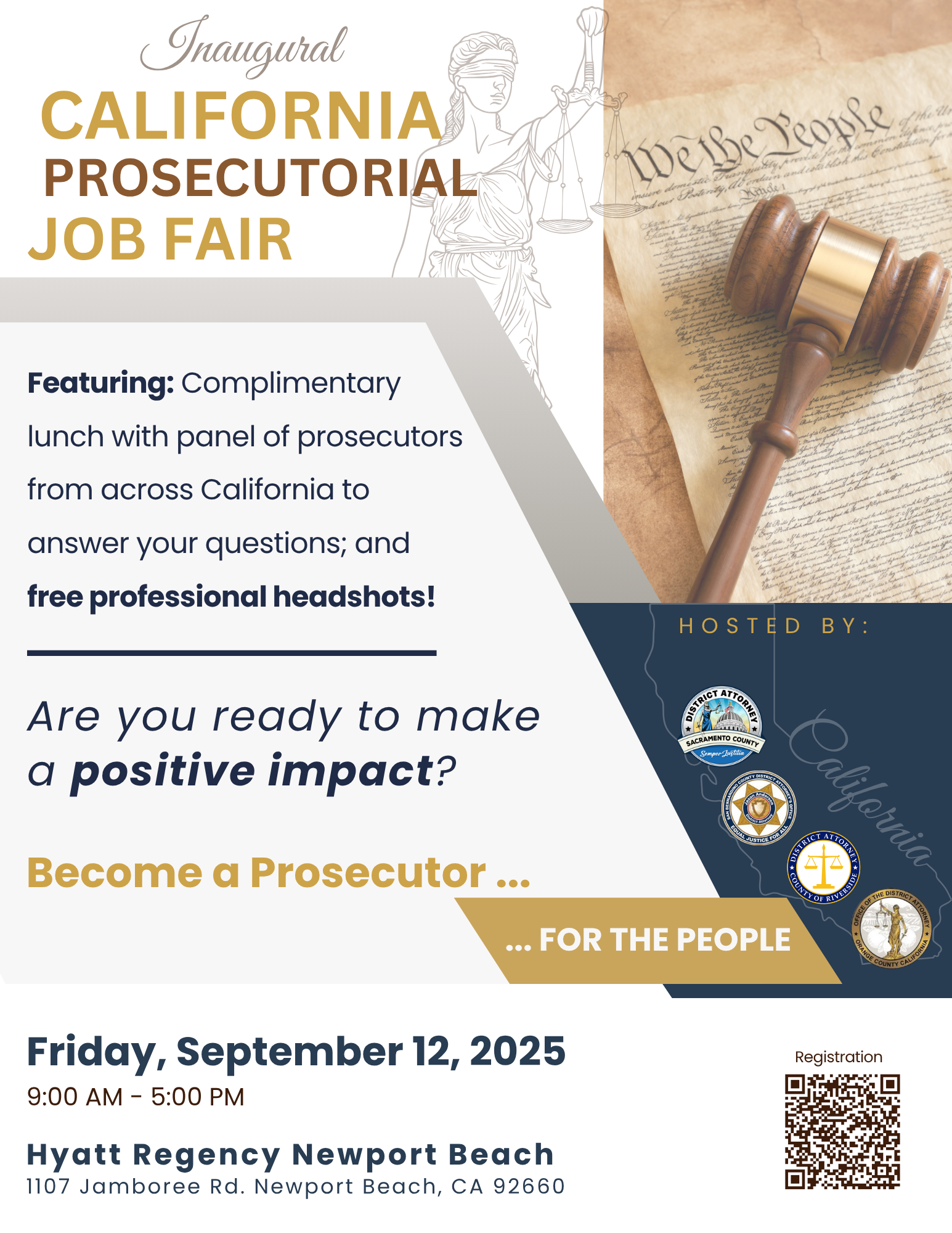 Job Fair Flyer Inaugural CALIFORNIA PROSECUTORIAL Job Fair